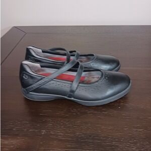 Aravon Mary Jane Shoes Women's 8 AA Narrow Black Comfort Walking Work